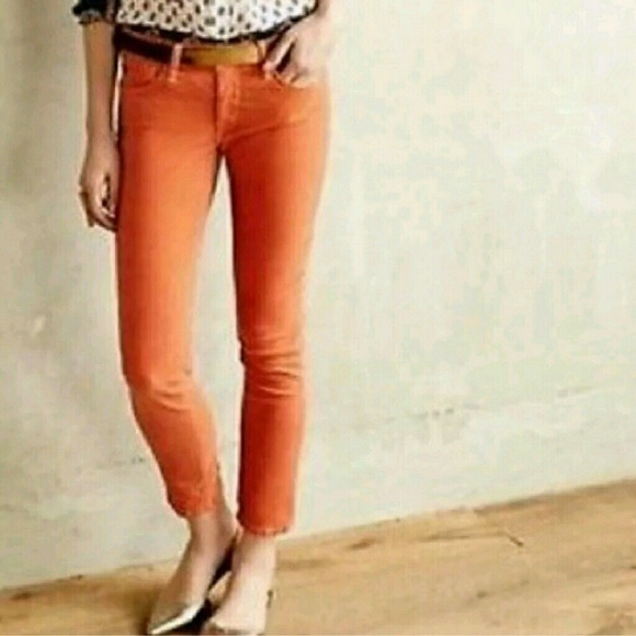 Anthropologie Pants - PILCRO &THE LETTERPRESS | Anthro Orange Pants L17